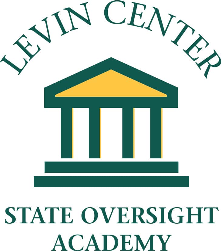 Green and Yellow Graphic for the State Oversight Academy